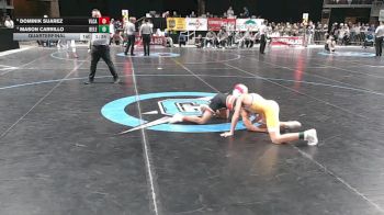 4A 106 lbs Quarterfinal - Dominik Suarez, Valencia vs Mason Carrillo, Belen