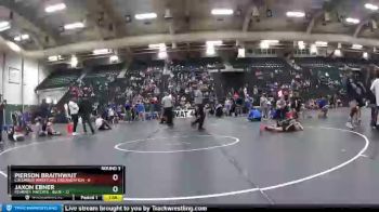 77 lbs Round 3 (6 Team) - Pierson Braithwait, Columbus Wrestling Organization vs Jaxon Ebner, Kearney Matcats - Blue