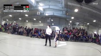 31 lbs Quarterfinal - Jacob Baker, Milford Wrestling Club vs Wyatt Terry, Hershey Youth Wrestling
