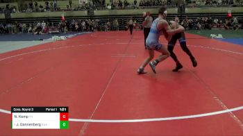 140 lbs Cons. Round 3 - Jacob Dannenberg, Sarbacker Wrestling Academy vs Nolan Kemp, Team Nazar