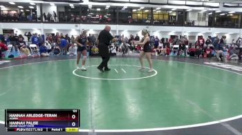 131 lbs Cons. Semi - Hannah Palise, Grand Valley State vs Hannah Arledge-Teran, Albion