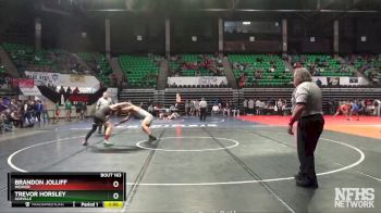 195 lbs Quarterfinal - Trevor Horsley, Ashville vs Brandon Jolliff, Weaver