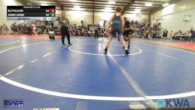 96-100 lbs Rr Rnd 4 - Eli Pulliam, Owasso Takedown Club vs Aiden Jones, Tulsa Blue T Panthers