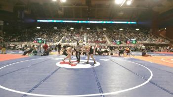 4A-157 lbs Quarterfinal - Kason Kinstler, Cheyenne East vs Tripp Vigil, Central