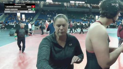 215 lbs Semifinal - Jackson Meehan, Central Catholic vs Aiden Aquilina, North Andover