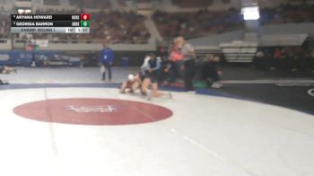 122-D1 Champ. Round 1 - Aryana Howard, Boulder Creek High School vs Georgia Barron, Gila Ridge High School