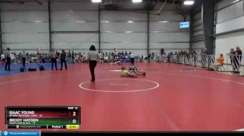 130 lbs Round 1 - Isaac Young, NCWAY National Team vs Brody Hayden, Maryland BLACK