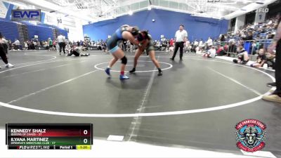 145 lbs Round 2 (4 Team) - Kennedy Shalz, Queens Of Chaos vs Ilyana Martinez, OpenMats Wrestling Club