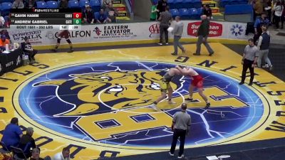 252 lbs Consi Of 16 #2 - Gavin Hamm, Canon-McMillan vs Andrew Gabriel, Gateway