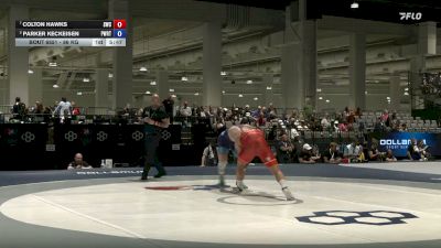 86 kg Quarters - Colton Hawks, SOUTHWEST WRESTLING CLUB vs Parker Keckeisen, PWC RTC