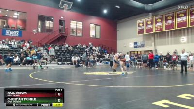 165 lbs Cons. Round 2 - Christian Trimble, East Jackson vs Sean Crews, Unattached