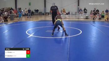 67 lbs Consolation - Jett Hines, Central Silverbacks vs Peyton Boston, Okwa