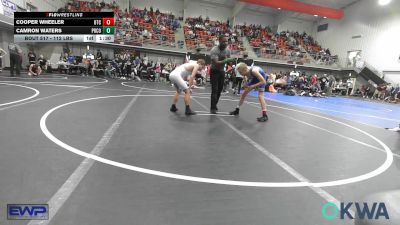 112 lbs Semifinal - Cooper Wheeler, Owasso Takedown Club vs Camron Waters, Pocola Youth Wrestling