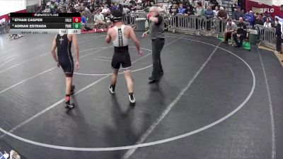 106 lbs Cons. Round 4 - Ethan Casper, Faith Lutheran vs Adrian Estrada, Palo Verde