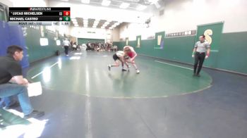 113 lbs Champ. Round 1 - Lucas Michelsen, Cathedral Catholic vs Michael Castro, Bonita Vista