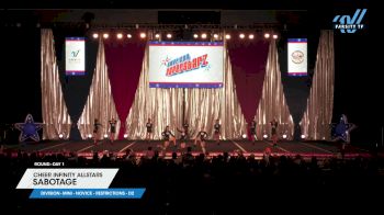 Cheer Infinity Allstars - Sabotage [2025 L1 Mini - Novice - Restrictions - D2 Day 1] 2025 The American Superstarz Raleigh Nationals