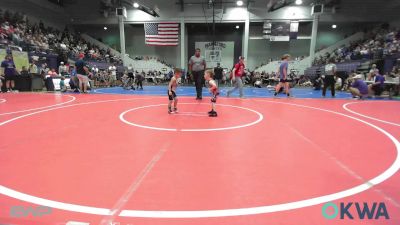37 lbs Rr Rnd 2 - Chet Clay, Skiatook Youth Wrestling vs Kannon Engelhardt, Mojo Grappling Academy