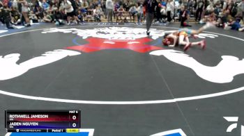 87 lbs Round 2 - Rothwell Jameson, WA vs Jaden Nguyen, WA