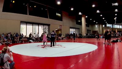 120 lbs Round 1 (4 Team) - Jasmine Villegas, BHWC/ Florida Supreme vs Madison Krail, BRAWL Pink
