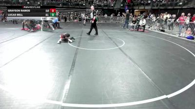 45 lbs Round Of 16 - Grayson Ramos, Elite NJ vs Lucas Bell, All I See Is Gold Academy