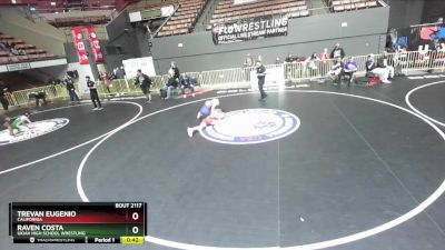 113 lbs Cons. Semi - Trevan Eugenio, California vs Raven Costa, Ukiah High School Wrestling