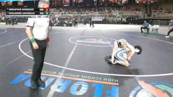 132 3A 1st Place Match - Sebastian Gonzalez, Southwest Miami vs Guillermo Jaramillo, South Dade
