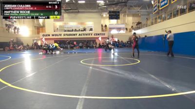 141 lbs Round 4 (6 Team) - Jordan Cullors, Labette Community College vs Matthew Roche, Iowa Central Community College