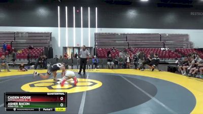 139 lbs Quarterfinals (8 Team) - Asher Bacon, POWA (CO) vs Caiden Hodge, Gotcha Illinois (IL)