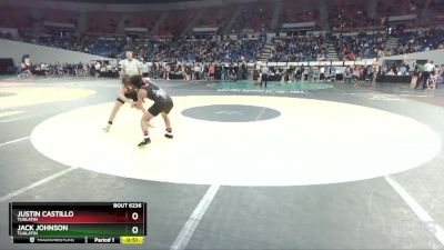 6A-113 lbs Cons. Round 2 - Justin Castillo, Tualatin vs Jack Johnson, Tualatin