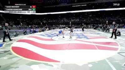 Quarterfinal - Carter Konechne, Kimball/White Lake/Platte-Geddes vs Gage Reichert, Parkston