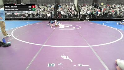 102 lbs Round Of 16 - Keyra Seville, Prime Mat Club vs Brooke Pettet, Pride WC