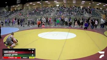 108 lbs Cons. Round 3 - Liam Martin, Hidden Valley Mat Club vs Hudson Juster, Dallas Mat Club