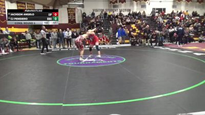 175 lbs Cons. Round 4 - Cj Pensiero, Bishop McCort vs Jackson Angelo, Lake Highland Prep