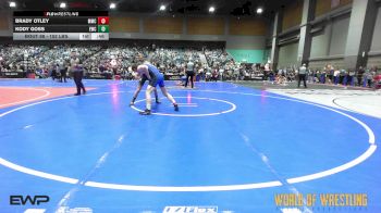152 lbs Consi Of 16 #1 - Brady Otley, Mustang Mat Club vs Kody Goss, Elko Wrestling Club