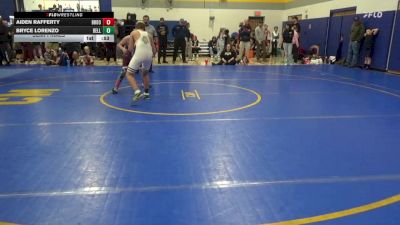 150 lbs Semifinal - Aiden Rafferty, Brookville vs Bryce Lorenzo, Belle Vernon