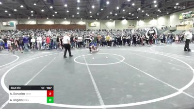 69 lbs Round Of 16 - Aj Gonzalez, Savage House vs Anson Rogers, Spanish Springs WC