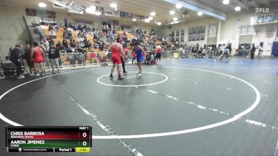 175 lbs Cons. Round 3 - Chris Barbosa, Redondo Union vs Aaron Jimenez, Chino