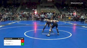 100 lbs Consolation - Chase Pierceall, Bolingbrook Jr Raiders vs Keaton Moeller, Iawc