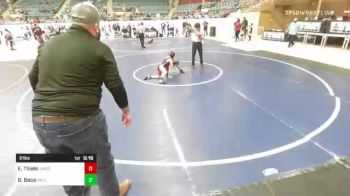 61 lbs Consi Of 4 - Evan Thiele, Americana Jiu Jitsu Collective vs Brian Baca, NM Gold