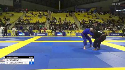 NATHANIEL FOWLER JR vs GREGORY MICHAEL GARRISON 2023 Master International IBJJF Jiu-Jitsu North American Championship