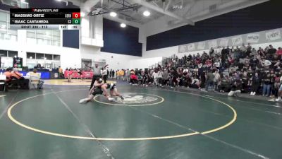 113 lbs Cons. Semi - Isaac Castaneda, Canyon Springs vs Massimo Ortiz, Servite