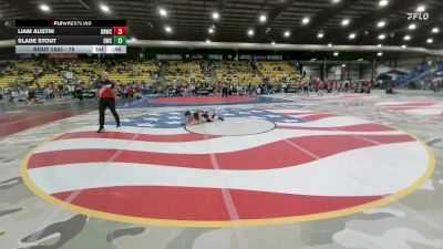 75 lbs Cons. Round 7 - Liam Austin, Dakota Rattlers Wrestling Club vs Slade Stout, Stanley Wrestling Club