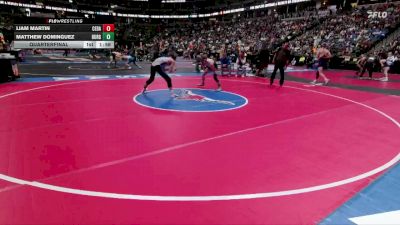 126-2A Quarterfinal - Matthew Dominguez, Walsenburg Jr/Sr High School vs Liam Martin, Cedaredge