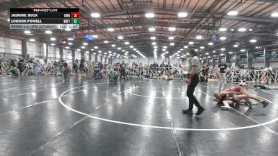 98 lbs Round 4 (2:15pm Saturday) - London Powell, Misfits vs Jasmine Buck, Iowa