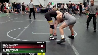 126 lbs Round 4 (8 Team) - Chris Vargo, Quest WC vs Nick Lamery, Battle Axe