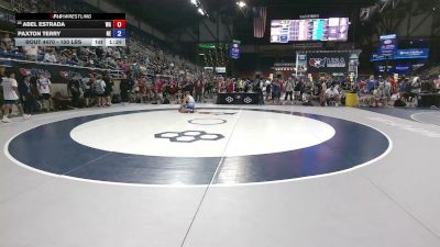 100 lbs Champ. Rd Of 64 - Abel Estrada, Washington vs Paxton Terry, Nebraska