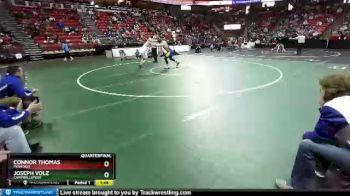 D2-220 lbs Quarterfinal - Joseph Volz, Campbellsport vs Connor Thomas, Peshtigo