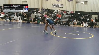 103 Open Cons. Round 5 - Angelina Escarcega, Sioux Falls vs Kameyah Young, Iowa Central Community College