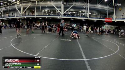 100 lbs Finals (2 Team) - Luca Seramone, Kraken vs Cole Buffler, U2 Uprising Black