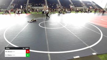55 lbs Final - Matthew Bravo, Misfits vs Holden Klena, Hawkeye WC